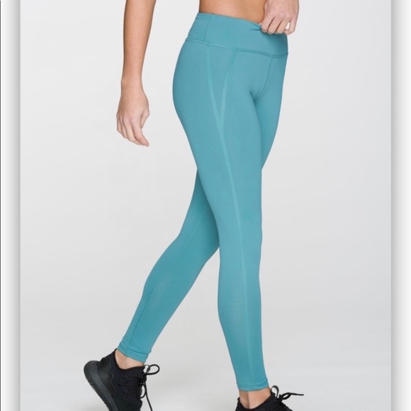 Industry Stellar Leggings Full Length Tights Activewear gym workout teal green - Picture 3 of 13